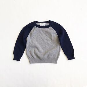 Crewcuts blue/gray light knit sweater VGUC 2T